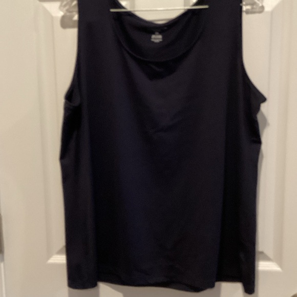 Charter Club Tops - Charter Club Navy Sleeveless Tank Top